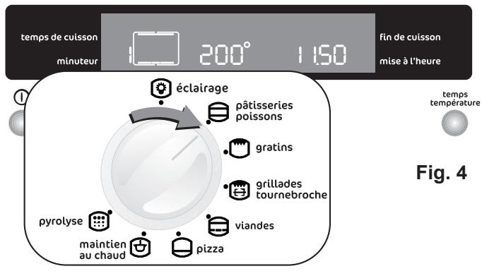 FAURE Fc 510 WCO - Comment modifier la température et le temps de cuisson - 2