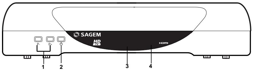 SAGEM ITD 81 BG HD - Face avant - 1