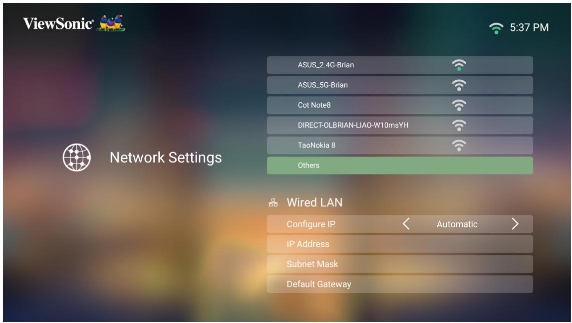 VIEWSONIC HCX1000-4K - SSID personnelisé - 1