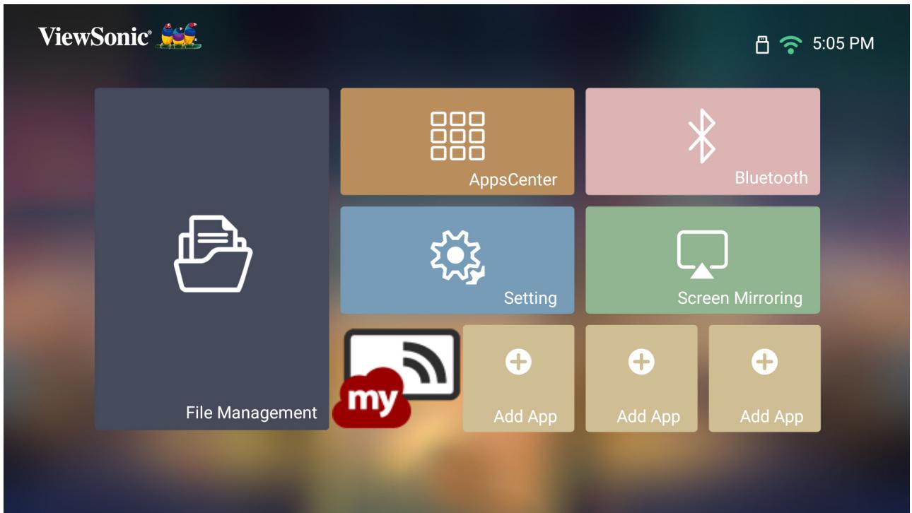 VIEWSONIC HCX1000-4K - Ajouter des applications - 3