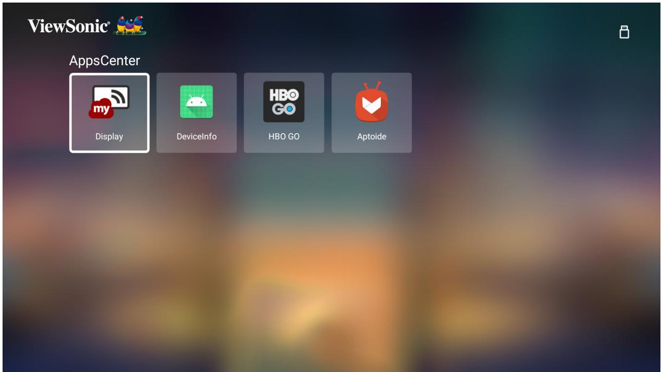 VIEWSONIC HCX1000-4K - Ajouter des applications - 2