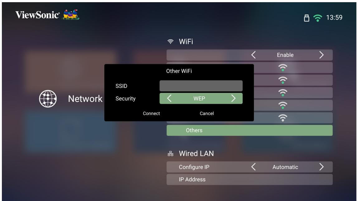 VIEWSONIC HCX1000-4K - SSID personnelisé - 2