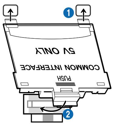 SAMSUNG TU50CU7025 - Connexion de la « carte CI ou CI+ » via la fente de l'COMMON INTERFACE avec l'adaptateur de CARTE CI - 1