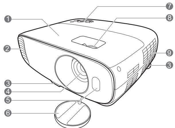 BENQ TK800M - Vue extérieure du projecteur - 1