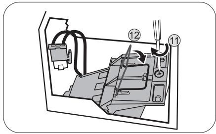BENQ TK800M - Remplacement de la lampe (POUR UN TECHNICIEN QUALIFIÉ UNIQUEMENT) - 10