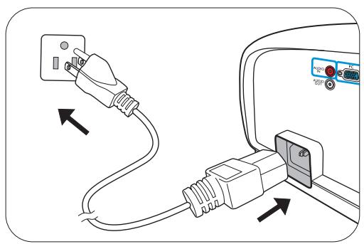 BENQ TK800M - Mise en marche du projecteur - 1