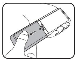 BENQ TK800M - Remplacement des piles de la télécommande - 1