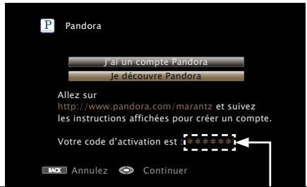 MARANTZ NR1504B - Appuyez sur network. - 2
