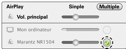 MARANTZ NR1504B - Sélection d'enceintes (matériels) multiples - 1