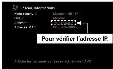 MARANTZ NR1504B - Contrôle de l'appareil à partir d'un contrôle web - 1