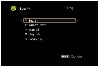 MARANTZ NR1504B - Utilisez pour sélectionner le menu, puis appuyez sur ENTER. - 1