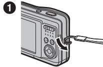 FUJIFILM A100 - Fixation de la dragonne - 1