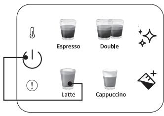 BEKO EXPRESSOCEP5304X - Ustawianie ilosci dla Latte, Cappuccino i piani k mleznej - 2