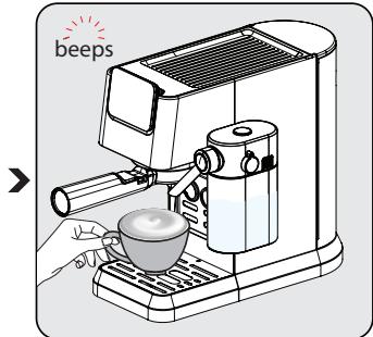 BEKO EXPRESSOCEP5304X - Infusion du Cappuccino et du café au lait - 7