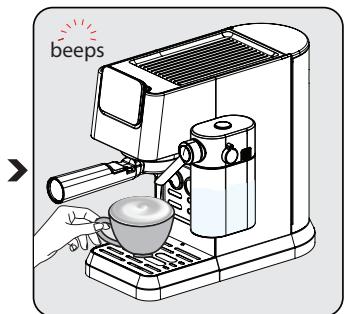 BEKO EXPRESSOCEP5304X - Brewing Cappuccino &amp; Latte - 7