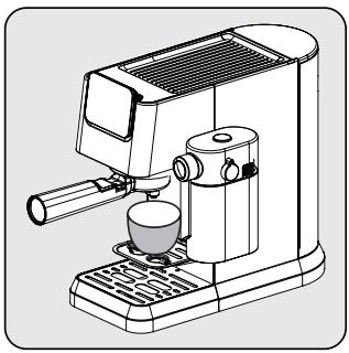 BEKO EXPRESSOCEP5304X - Réglage de la hauteur en fonction de la taille de la tasse - 1