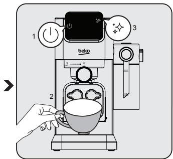 BEKO EXPRESSOCEP5304X - First Time Use - 4