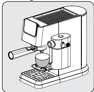 BEKO EXPRESSOCEP5304X - Regolazione dell'altezza in base alle dimensioni della tazza - 1
