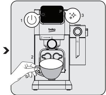 BEKO EXPRESSOCEP5304X - Primer uso - 4