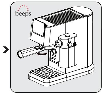 BEKO EXPRESSOCEP5304X - Preparation unui espresso simplu / dublu - 3