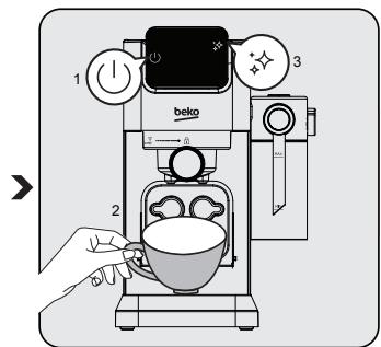 BEKO EXPRESSOCEP5304X - Pierwsze uzymie - 4