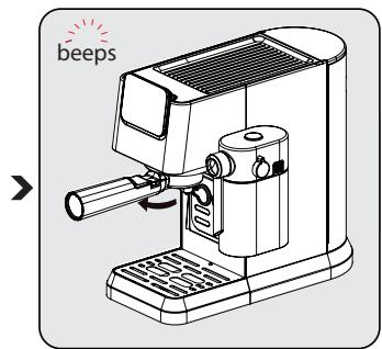 BEKO EXPRESSOCEP5304X - Preparazione di un'espresso singolo/doppio - 3