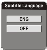 SIGMATEK DVB-160 HDMI - Choix du sous-titrage - 1