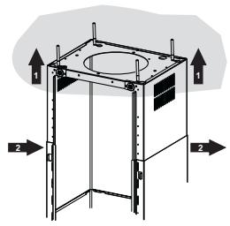 FABER VOLUTE iNOX ASO - Fixation Treillis/Conduit - 2