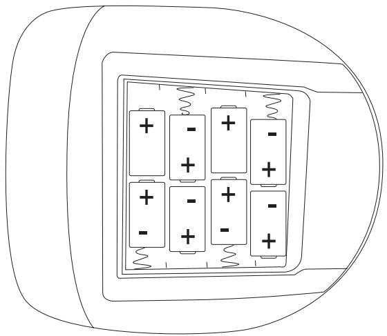 BARBIER K5000 BBZ - Mise en place des piles - 1