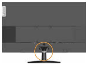 LENOVO ECRANL27M-28 - Connexion et mise en marche de votre moniteur - 13