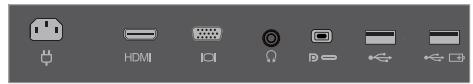 LENOVO ECRANL27M-28 - Connexion et mise en marche de votre moniteur - 3