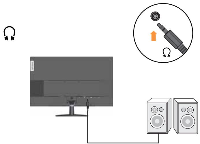 LENOVO ECRANL27M-28 - Connexion et mise en marche de votre moniteur - 9