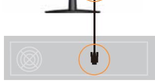 LENOVO ECRANL27M-28 - Connexion et mise en marche de votre moniteur - 5
