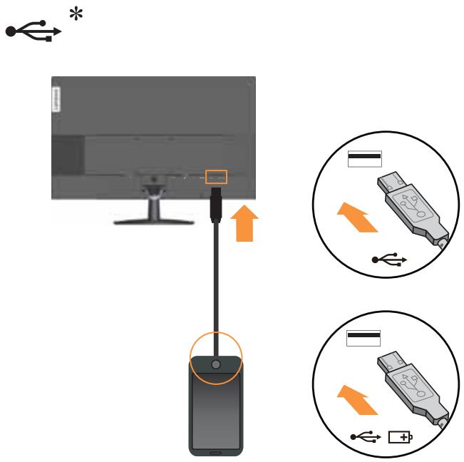 LENOVO ECRANL27M-28 - Connexion et mise en marche de votre moniteur - 11