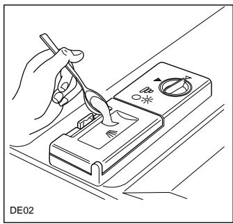 ARMAR IZZI ALUCO - Pour l'emploi de détergent en poudre procédez comme suit: - 2