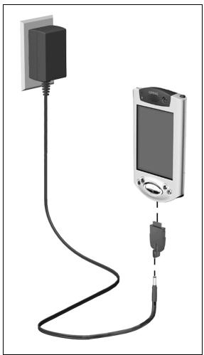 HP H3800 - Charge with the AC adapter - 1