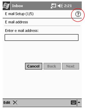 HP H3800 - Set up an e-mail service - 3