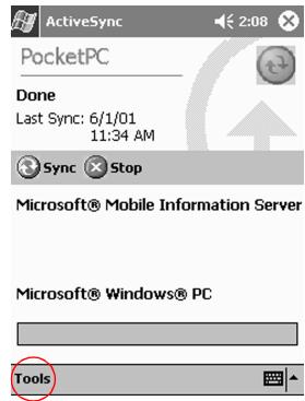 HP H3800 - Synchronize information using an infrared connection - 1