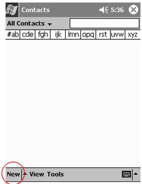 HP H3800 - Create a contact - 2