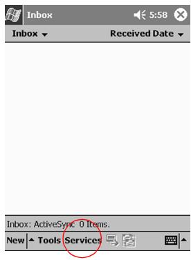 HP H3800 - Set up an e-mail service - 2