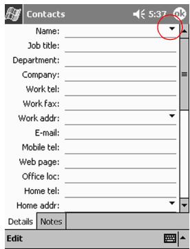 HP H3800 - Create a contact - 3