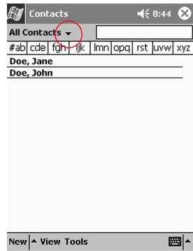 HP H3800 - Delete a contact - 1