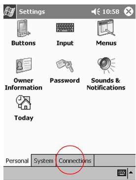 HP H3800 - Set up a remote connection using a modem card - 2