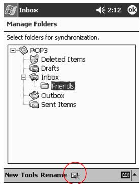 HP H3800 - Tap Remove Folder to delete a folder - 1