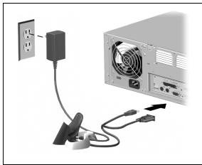 HP H3800 - Charge with the universal cradle - 1