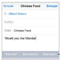 APPLE iPH 4S 8GO - Saisir du texte - 3