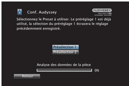 DENON AVC-X3800H - Effectuez le paramétrage de Audyssey Dynamic EQ® et Audyssey Dynamic Volume®. - 4