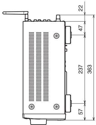 DENON AVC-X3800H - Dimensions (Unité : mm) - 2