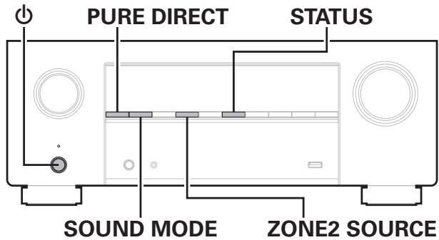 DENON AVC-X3800H - Fonction de verrouillage du panneau - 1