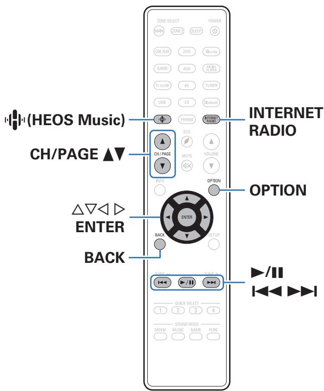 DENON AVC-X3800H - Écoute de Radio Internet - 1